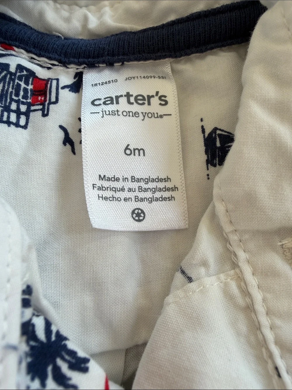 Carters lightweight white